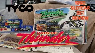 Days of Thunder 1990 Tyco Slot Car Set
