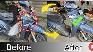  Scooter Body Repair and Painting in Low Budget | Amazing Before & After