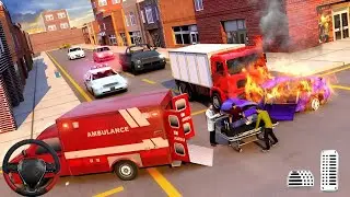 Ambulance Rescue City Driving 3D - 911 Rescue Emergency Van Simulator - Android GamePlay