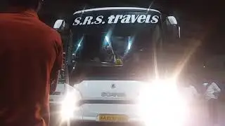 SRS SCANIA  MULTI AXLE LEAVING SRS TRAVELS BANGALORE