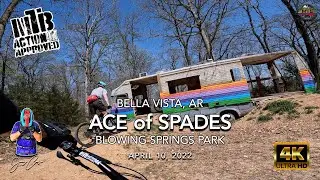 MTB Riding | Ace of Spades | Blowing Springs Park | Bella Vista, AR | April 10, 2022 #ace