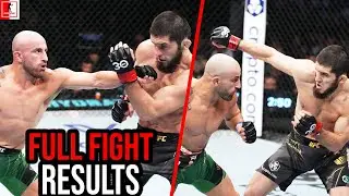 Islam Makhachev Vs Alexander Volkanovski UFC 284 Full Fight Results
