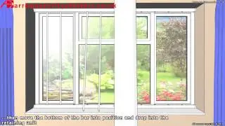Removable Security Window Bars, window grilles