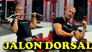 Jal&oacute;n al Pecho en Polea Alta. Espalda y Dorsal
