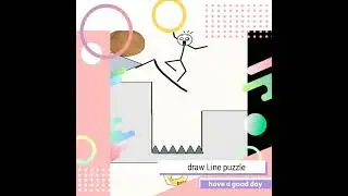 Draw Line puzzle game - Android game puzzle,🌺🌺🌽🌽🖍️🖍️🖍️🖍️ funny stickman walkthrough #androidgame