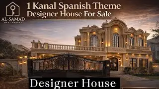 1 Kanal Stunning Designer House for Sale in Bahria Town Rawalpindi | Spanish Theme Designer House | 