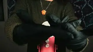 ASMR | Glove Hand Movements 🖤 Tingly Sounds & No Tallking