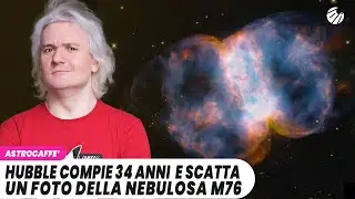 Hubble compie 34 anni (e scatta un foto della nebulosa M76)!