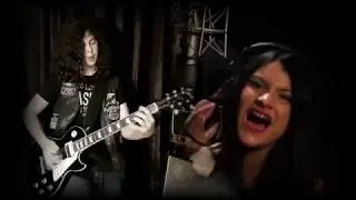 Love Bites (Halestorm) - Victoria Knight (13 yo) ft Andrei Cerbu cover