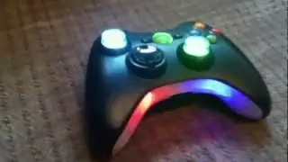 Xbox 360 Controller Rainbow Led Mod
