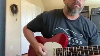 Fender Custom Shop Music Zoo 1963 Mahogany Tele into a Diezel VH4