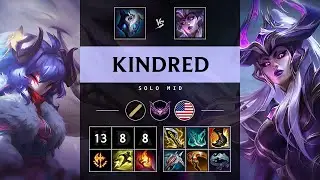 Kindred Mid vs Syndra - NA Master Patch 25.10