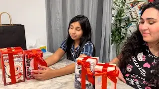 Unbox my secret labubu ان بوكسينغ حور وحوراء شي قوي