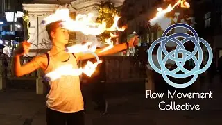 Fire Fans meet Hoop Dance // Vienna // Flow Movement Collective