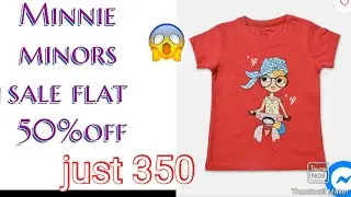 Minnie minors sale flat 50% off || kids girls collection || at reasonable price