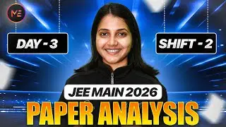 JEE Main 2026 Day 3 Shift-2 Today Paper Review ⚡#myexamsai #jeemain2026 #feed