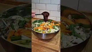 Fermented Cabbage with Gochujang and Soy Sauce #recipevideo #food #fermented #kimchi