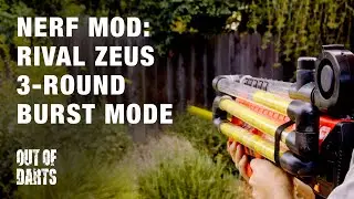 NERF MOD: Zeus Rival 3 round burst selective fire and Full-Auto