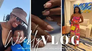 Weekly Vlog || boat day with the family, trying new nails, packing and prepping for Mexico!!