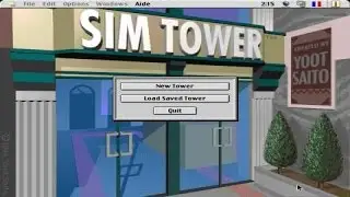 SimTower gameplay (PC Game, 1994)