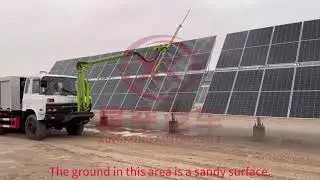 Solar panel cleaning equipment