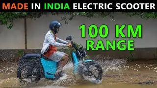 Made in India Electric Scooter - Aventose Energy S110 | 100 km Range