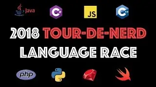 The 2018 Tour-De-Nerd Programming Language Race is ON!!
