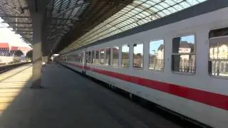 Ausfahrt Doppel IC in Berlin Spandau