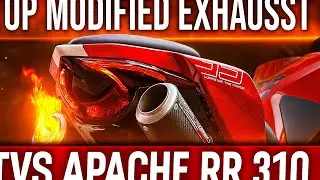 TVS APACHE RR310 Modified exhaust 🔥🔥| SC PROJECT,AKRAPOVIC,ARROW💥💥