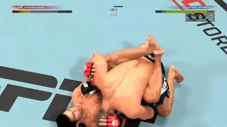 EA SPORTS UFC 5 Rockhold sweaty grappler head movement KO