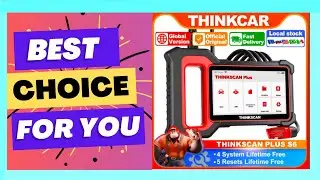 THINKCAR Thinkscan Plus S6 S5 OBD2 Scanner Engine ABS SRS TCM System