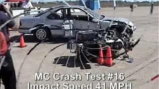 WREX 2000 Motorcycle Crash Test #16