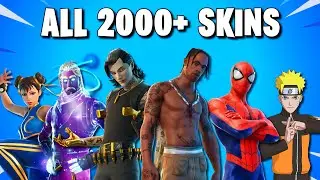 ALL Skins in Fortnite! (All 34 Seasons Evolution of Fortnite Outfits)