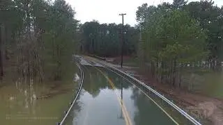 02-19-2020 Acworth, GA - Flooding Over Roads - Drone