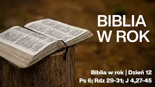 Biblia w rok | Dzień 12 | Ps 6; Rdz 29-31; J 4,27-45
