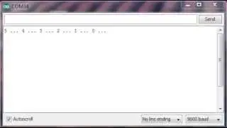 Countdown Timer Sample Output - Teensy 3.1/Arduino Due