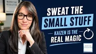 Sweat the Small Stuff &ndash; Kaizen is the real magic for mediators building a practice