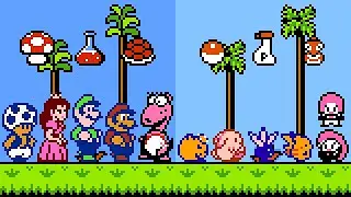 Super Mario Bros. 2 (NES) Pokemon Edition (Hack Rom). ᴴᴰ