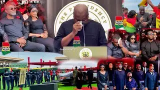 Prz Mahama saddened.&cent;500k Fund,Ken Agyapong,Sam George @ state funeral of 8 helicopter crash Victims