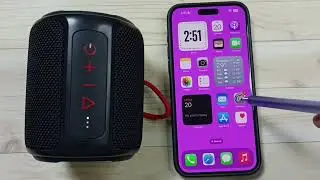 How to Pair Bluetooth Wireless Speaker with your iPhone 16/16 Pro Max