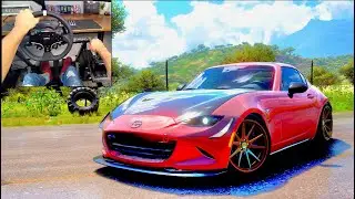 2022 Mazda MX 5 Miata RF | Forza Horizon 5 / Steering Wheel + Shifter Gameplay