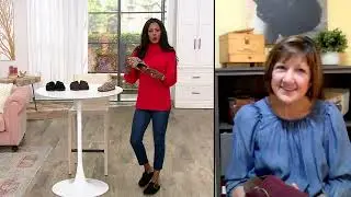 White Mountain Leather Buckle Clog -Big Easy on QVC