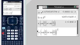 TI-Nspire CX: Powers of Complex Numbers
