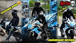Fully Modified Aprilia RS457 10000km Ownership Review 🤩| Real Pros & Cons Of Aprilia Rs457 By Owner