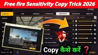 Free Fire After Ob52 Update Hud/Sensitivity Setting Code Copy Kaise Karen |FF Sensibility copy trick