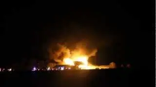 Slopertown Road Fire Eldridge, Iowa 3-13-2012