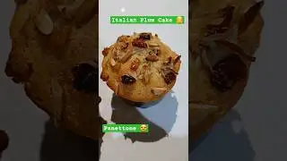 Italian Plum Cake 🤗😍 #plumcake #panettone #panettonerecipe #plumcakerecipe #plumcakewithoutalcohol