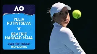 Yulia Putintseva v Beatriz Haddad Maia Highlights | Australian Open 2026 First Round