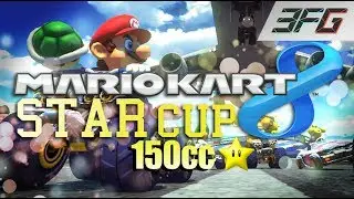 Mario Kart 8 Gameplay 1080p - Star Cup 150cc - 3FG