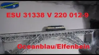ESU 31338 V 220 012-9 Oceanblau/Elfenbein...
